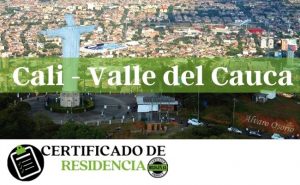 solicitud del Certificado de Residencia en Cali